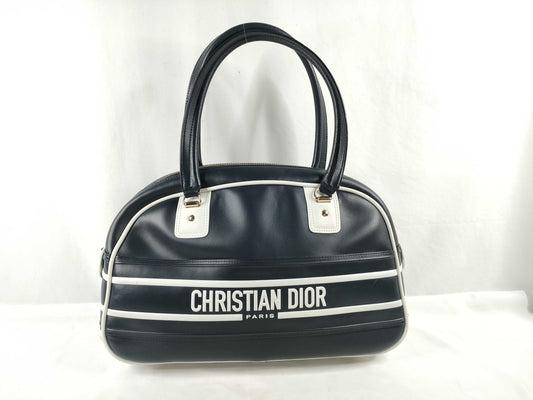 Dior Leather Bowling Boston Bag Boston Bag