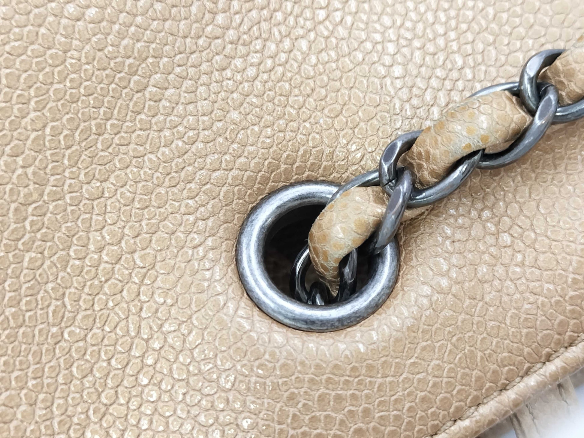CHANEL Matelasse Caviar Shoulder Bag with Seal