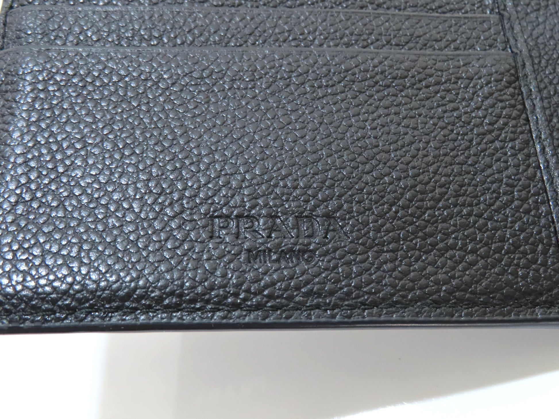 PRADA Prada Leather Bifold Wallet Men's Wallet
