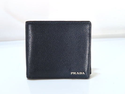 PRADA Prada Leather Bifold Wallet Men's Wallet