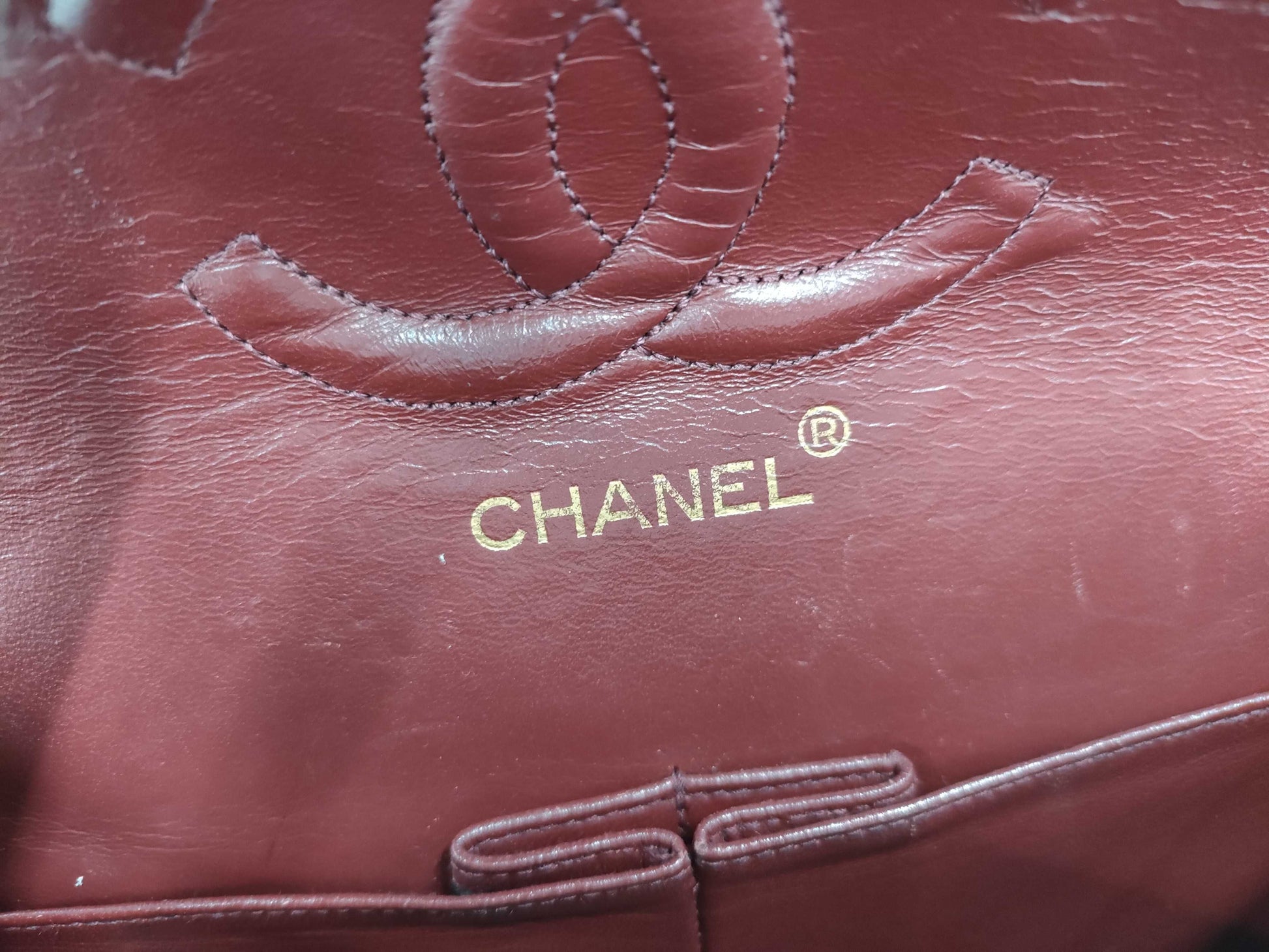 CHANEL Shoulder Bag W Flap Black No. 0 Bag