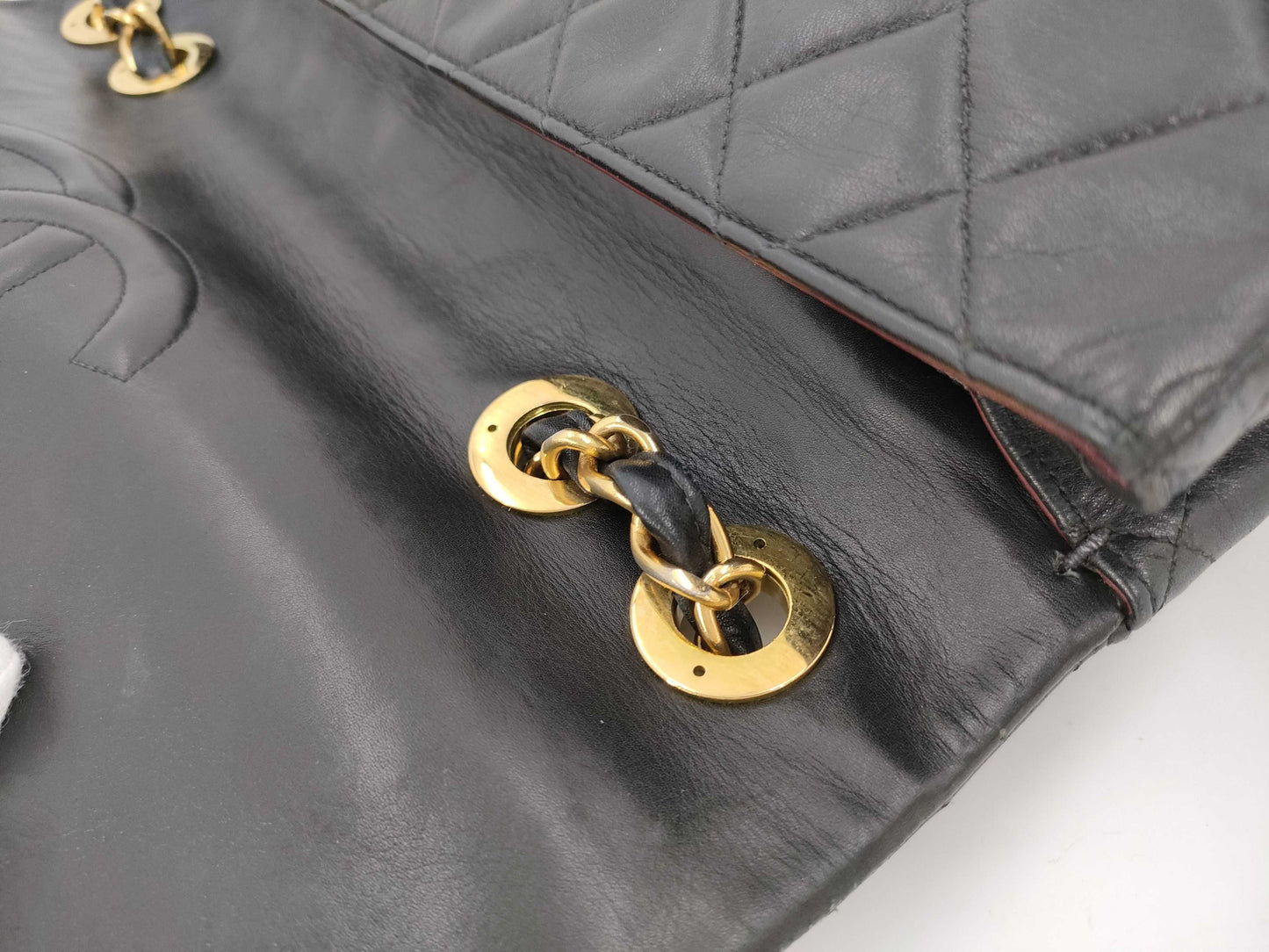 CHANEL Chanel Shoulder Bag Deca Matelasse Black Bag