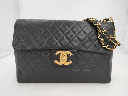CHANEL Chanel Shoulder Bag Deca Matelasse Black Bag