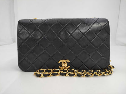 CHANEL Shoulder Bag Full Flap Black Bag