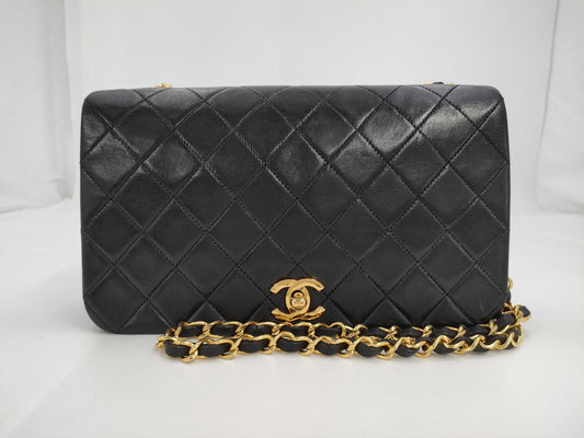 CHANEL Shoulder Bag Full Flap Black Bag