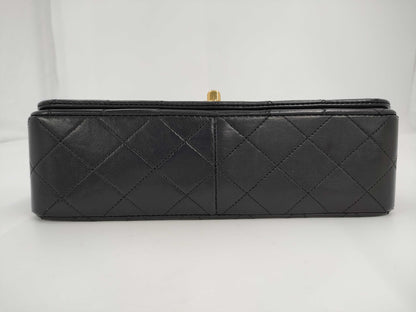 CHANEL Shoulder Bag Full Flap Black Bag