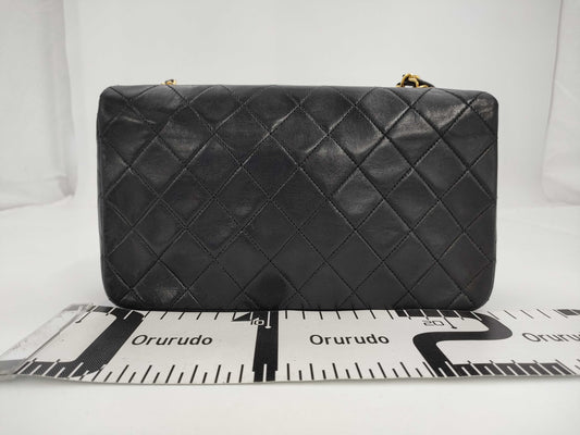 CHANEL Shoulder Bag Full Flap Black Bag