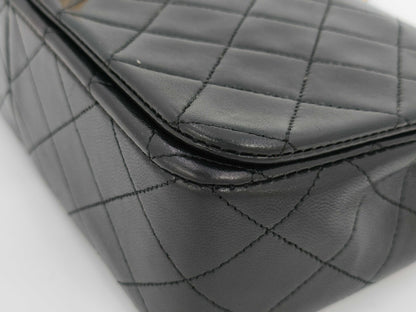 CHANEL Shoulder Bag Full Flap Black Bag