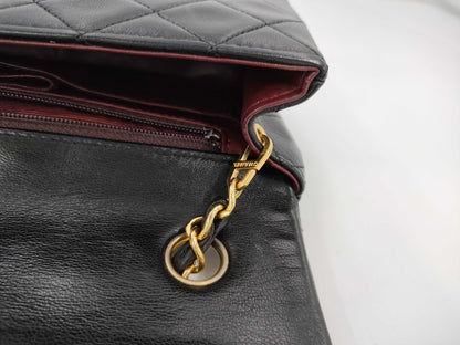 CHANEL Shoulder Bag Full Flap Black Bag