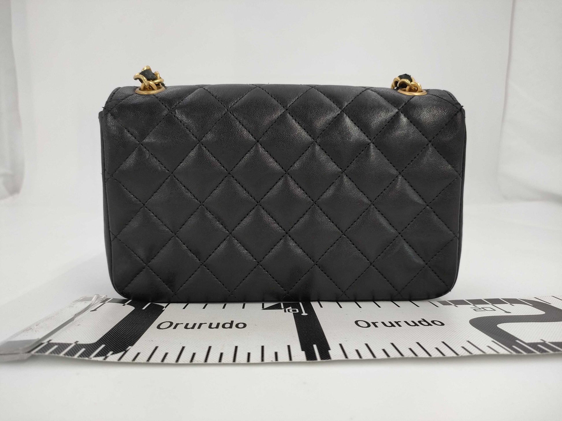 CHANEL Mini Matelasse Shoulder Bag, Black