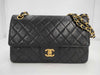 CHANEL Shoulder Bag W Flap Black Bag