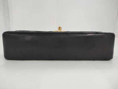 CHANEL Shoulder Bag W Flap Black Bag