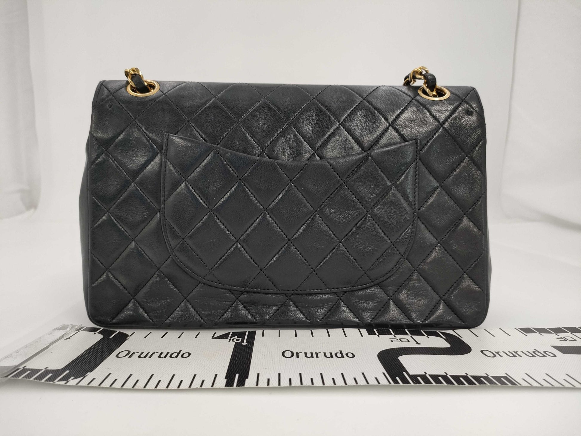 CHANEL Shoulder Bag W Flap Black Bag