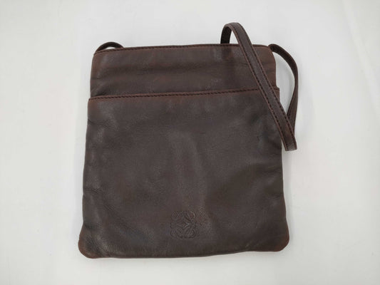 LOEWE Anagram Nappa Leather Shoulder Bag Pochette Shoulder Bag