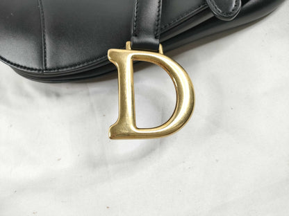 Dior Dior Oblique Saddle Bag Canvas Shoulder Bag
