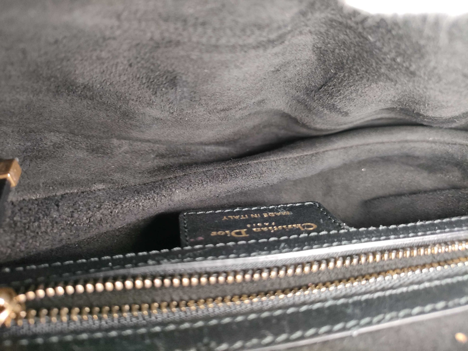 Dior Dior Oblique Saddle Bag Canvas Shoulder Bag