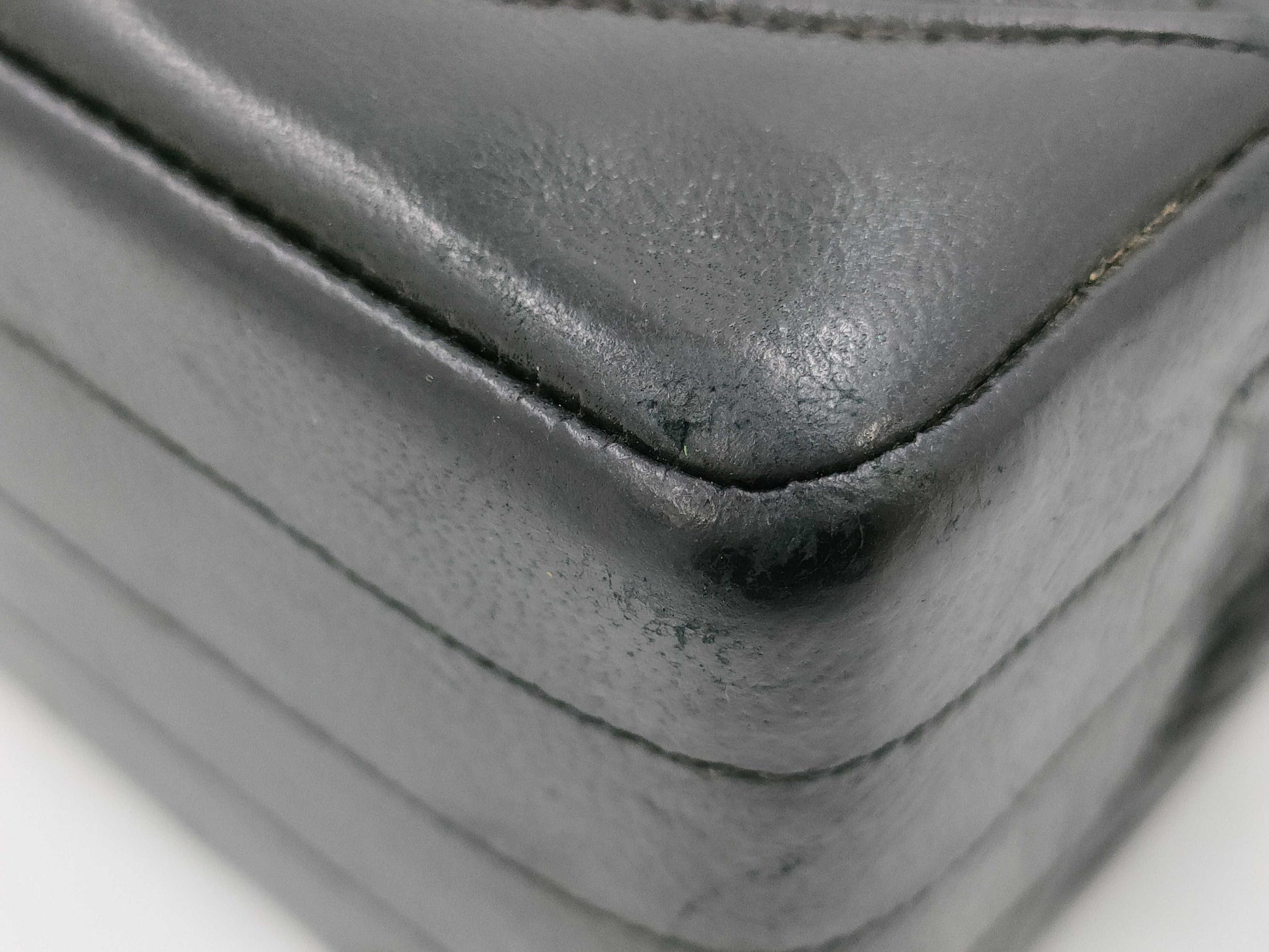 CHANEL Black Round Flap Shoulder Bag