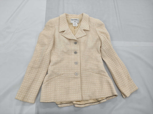 CHANEL Wool Beige Jacket