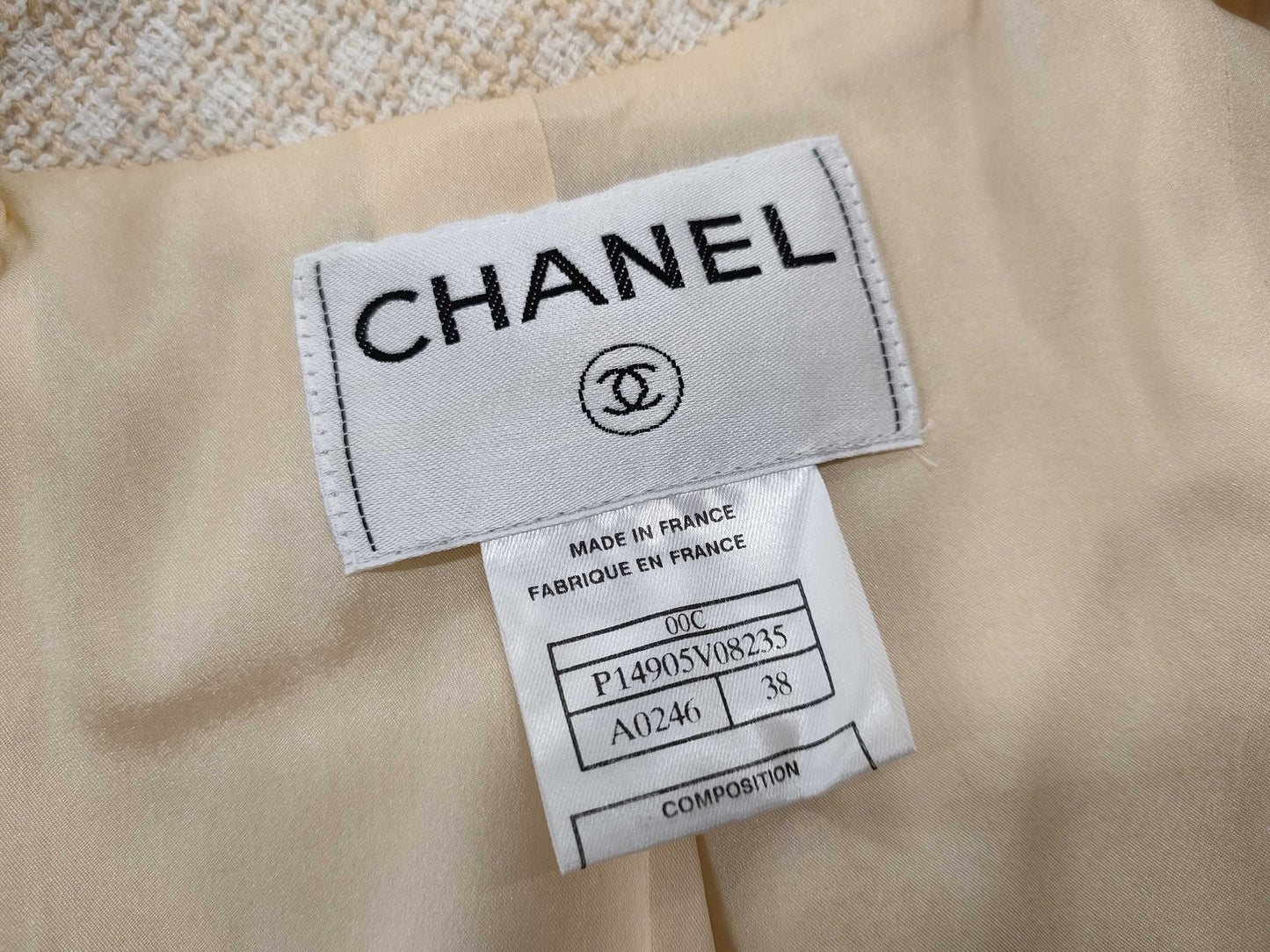 CHANEL Wool Beige Jacket
