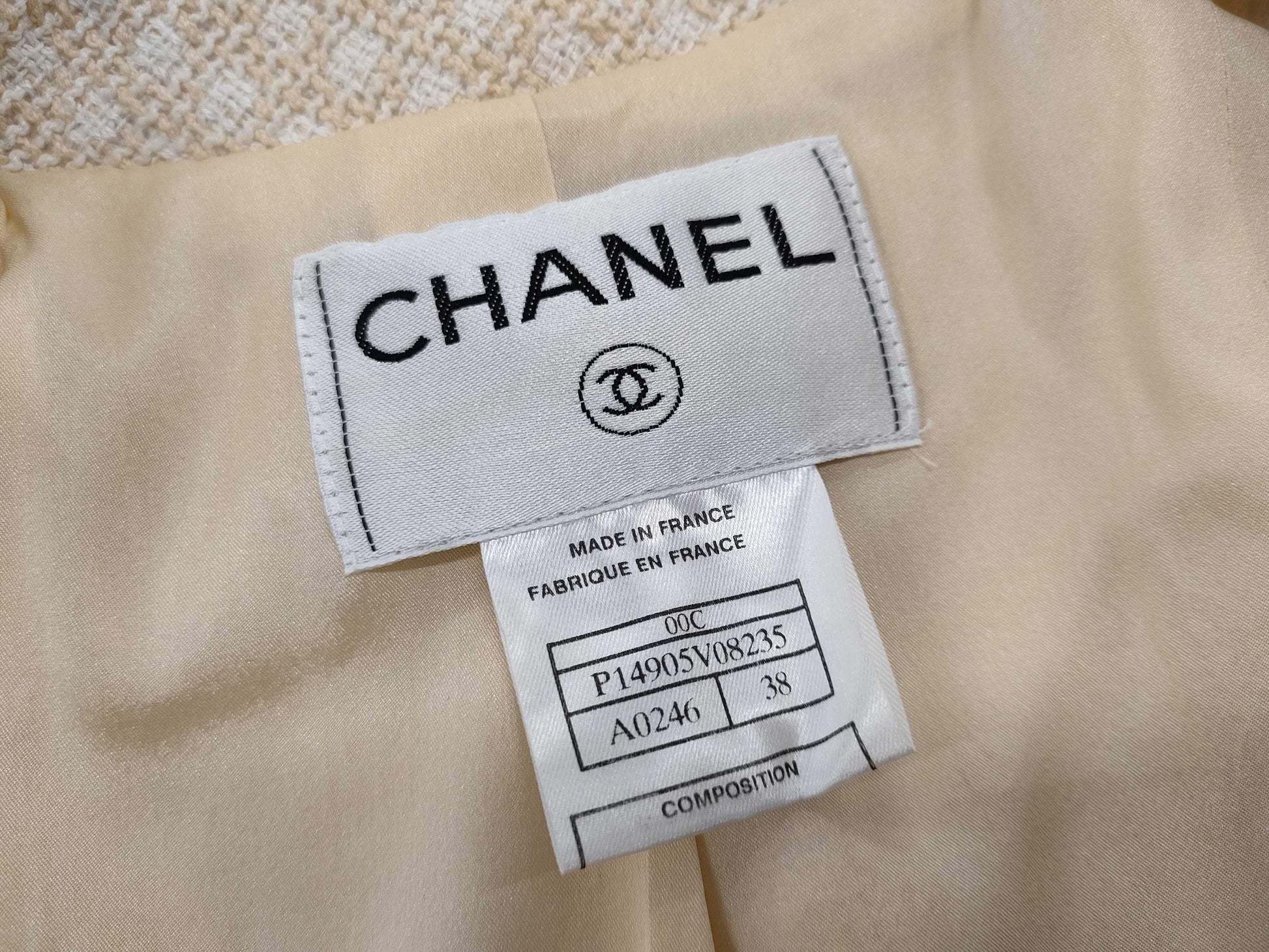 CHANEL Wool Beige Jacket