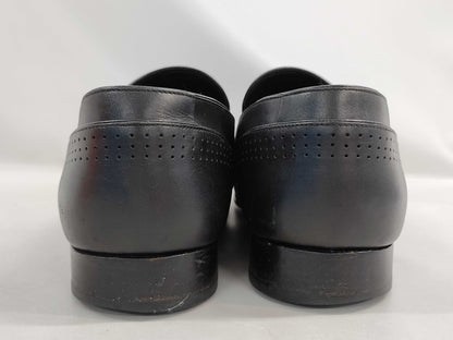 LOUIS VUITTON Louis Vuitton Loafers Leather Black LI0130 Business Shoes