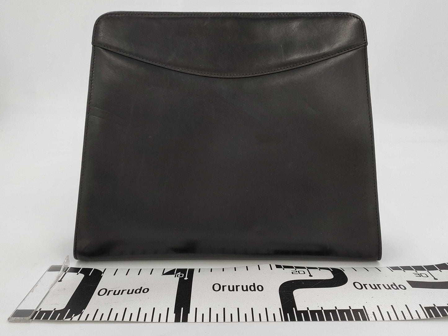 Salvatore Ferragamo Gancini Chain Shoulder Bag in Black Leather