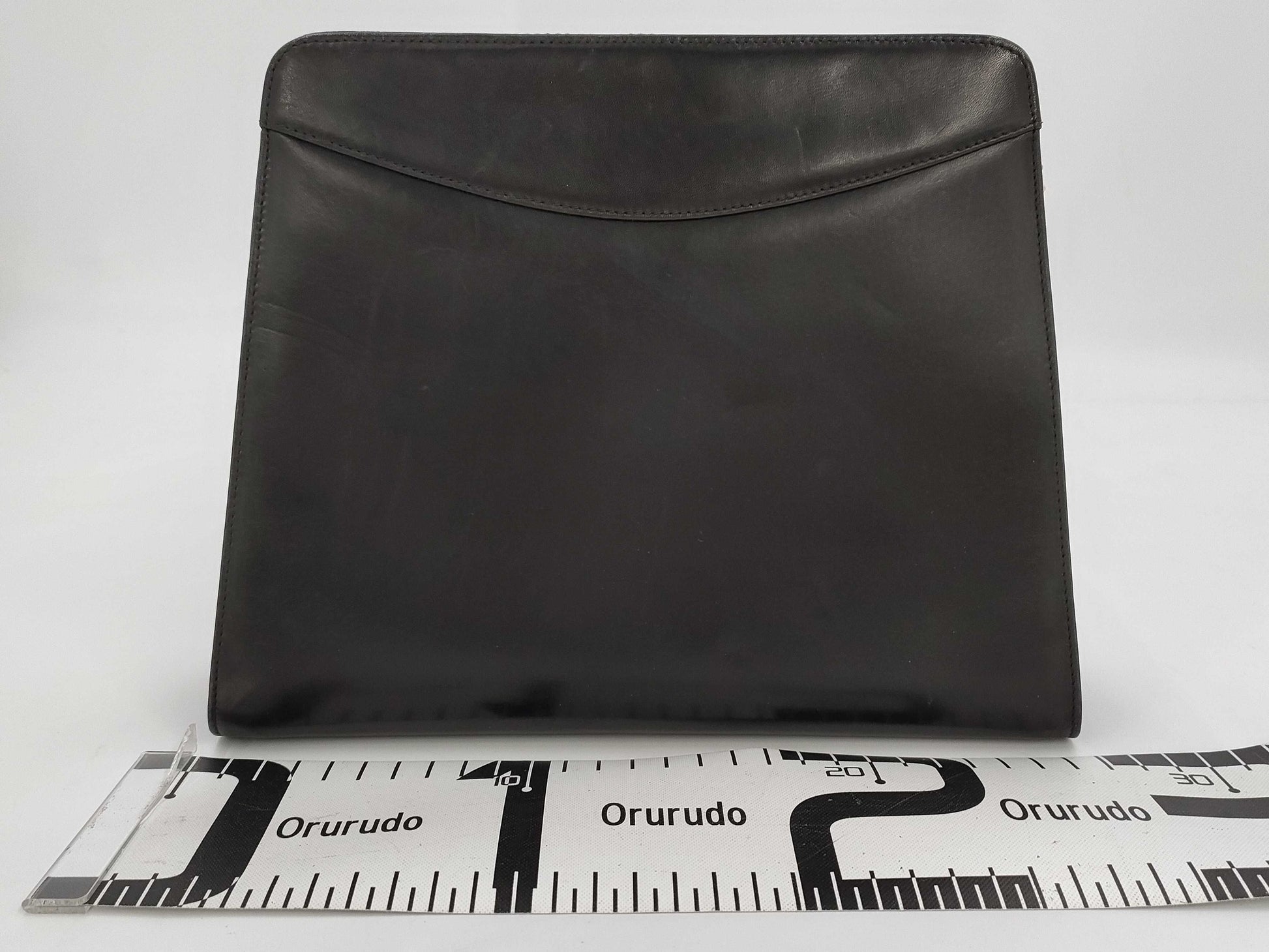 Salvatore Ferragamo Gancini Chain Shoulder Bag in Black Leather