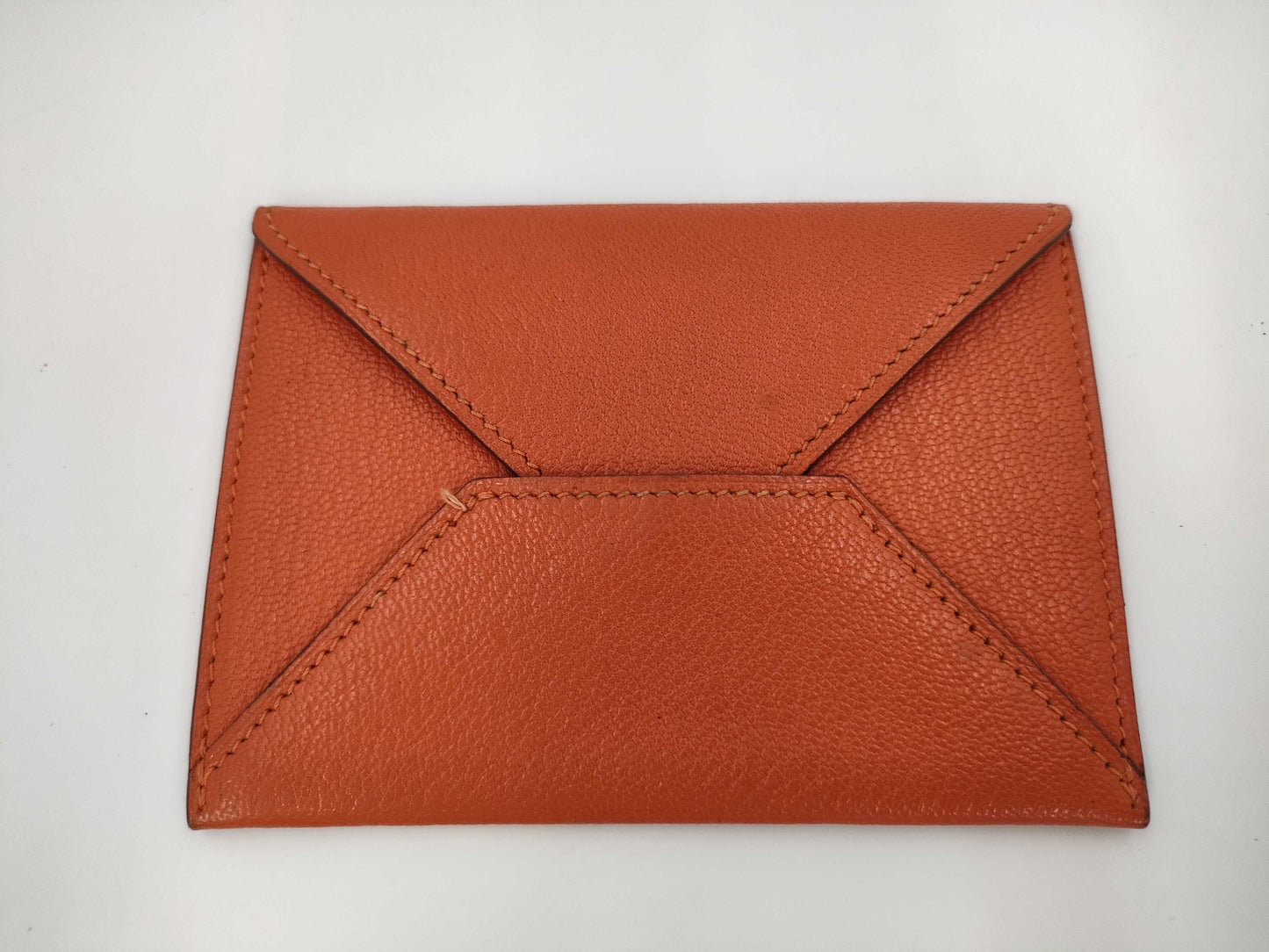 HERMES Hermes Envelope PM Chevre Mysore Orange □* Other Accessories