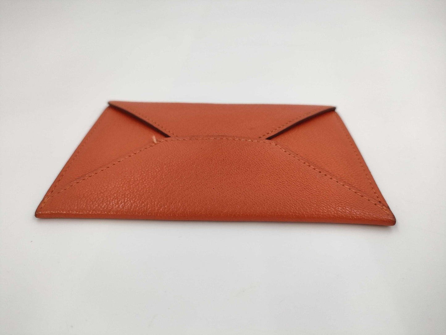 HERMES Hermes Envelope PM Chevre Mysore Orange □* Other Accessories