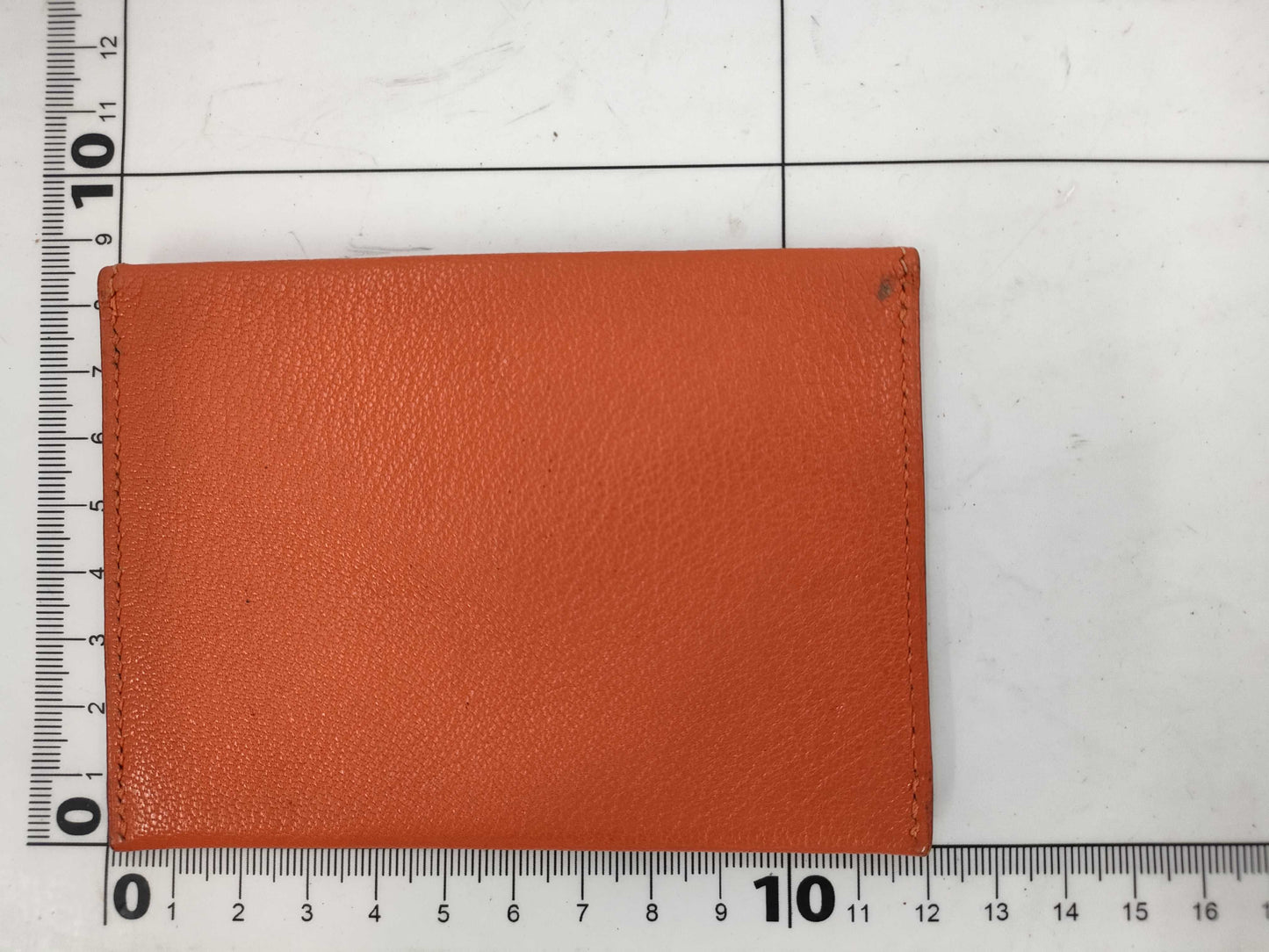 HERMES Hermes Envelope PM Chevre Mysore Orange □* Other Accessories