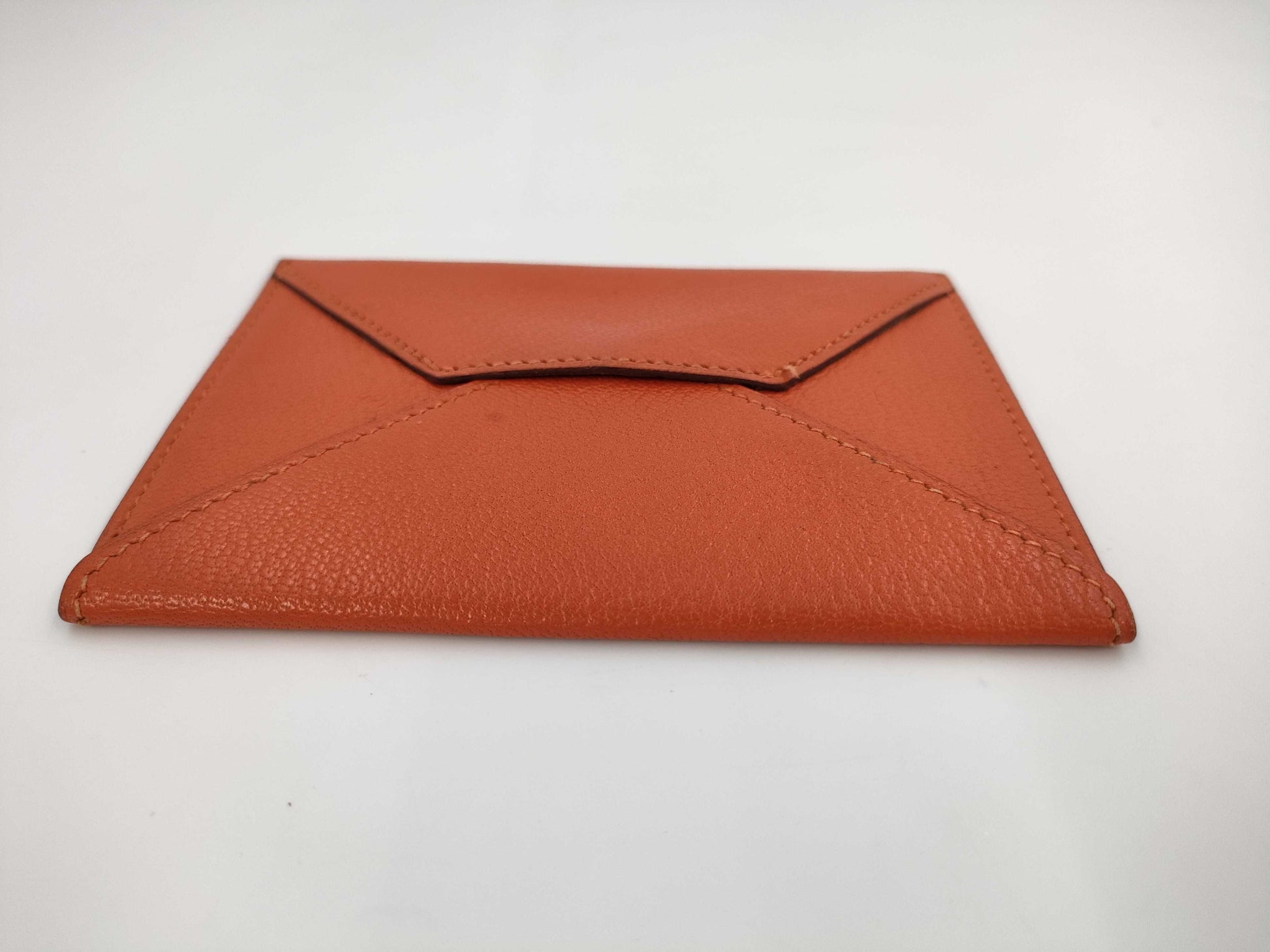 HERMES Hermes Envelope PM Chevre Mysore Orange □* Other Accessories
