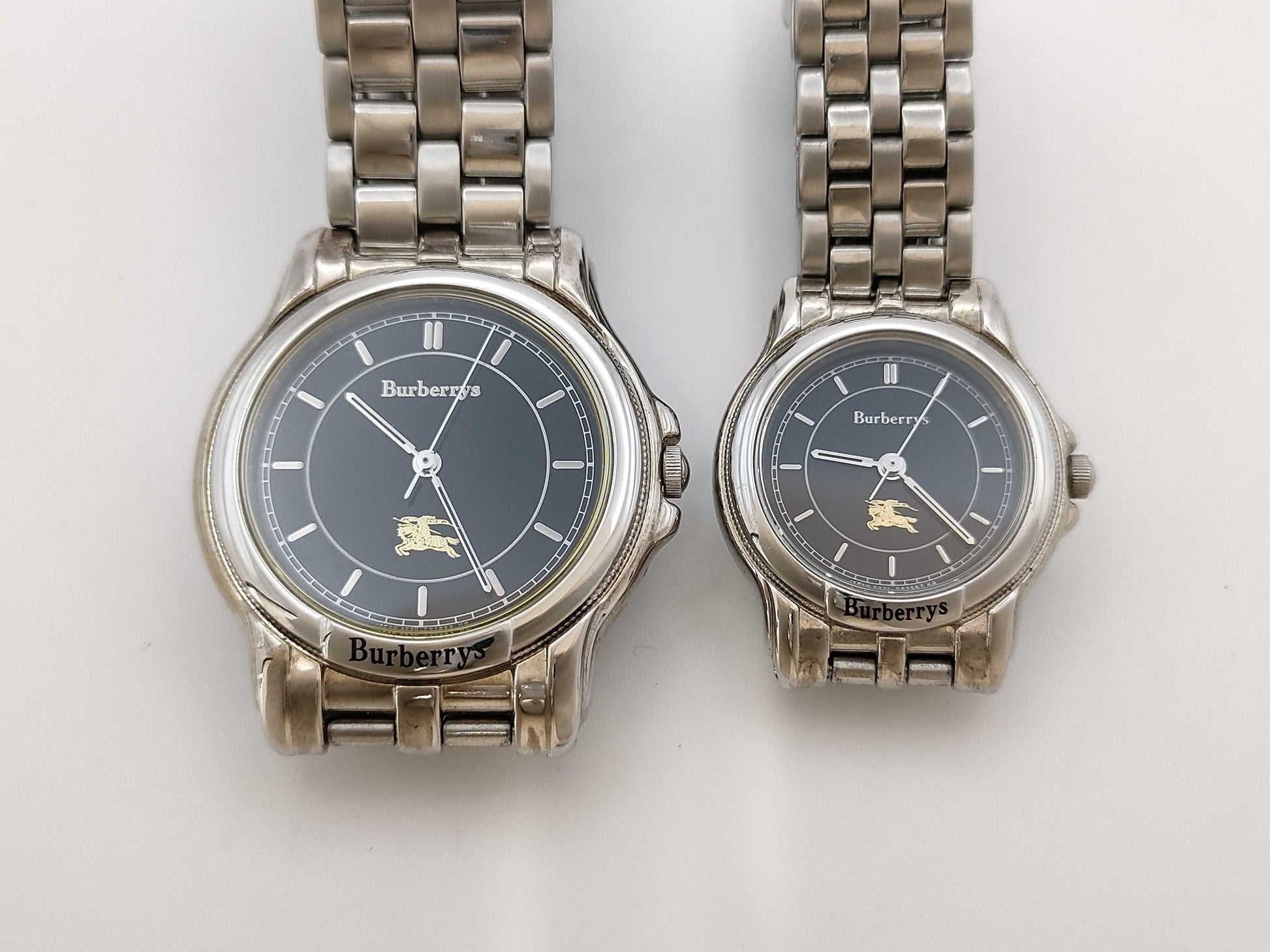 BURBERRY Pair Watch 5530-F52339Y 6N0247/6031-G13443Y 4D0134 Pair