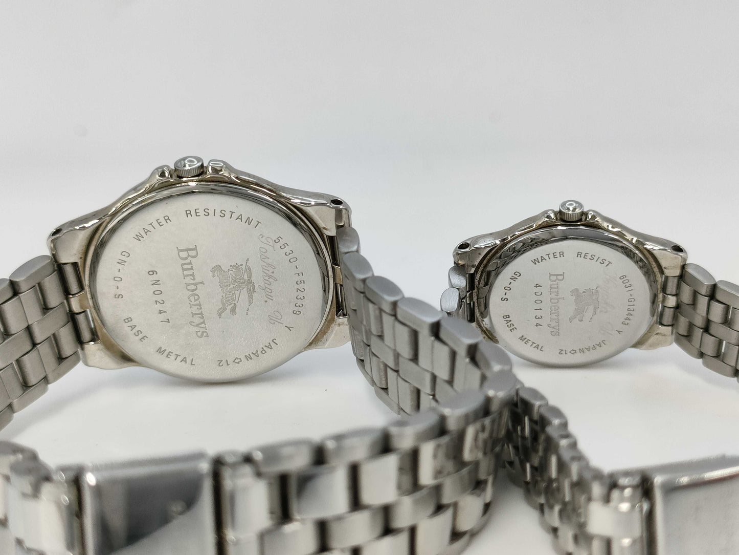 BURBERRY Pair Watch 5530-F52339Y 6N0247/6031-G13443Y 4D0134 Pair