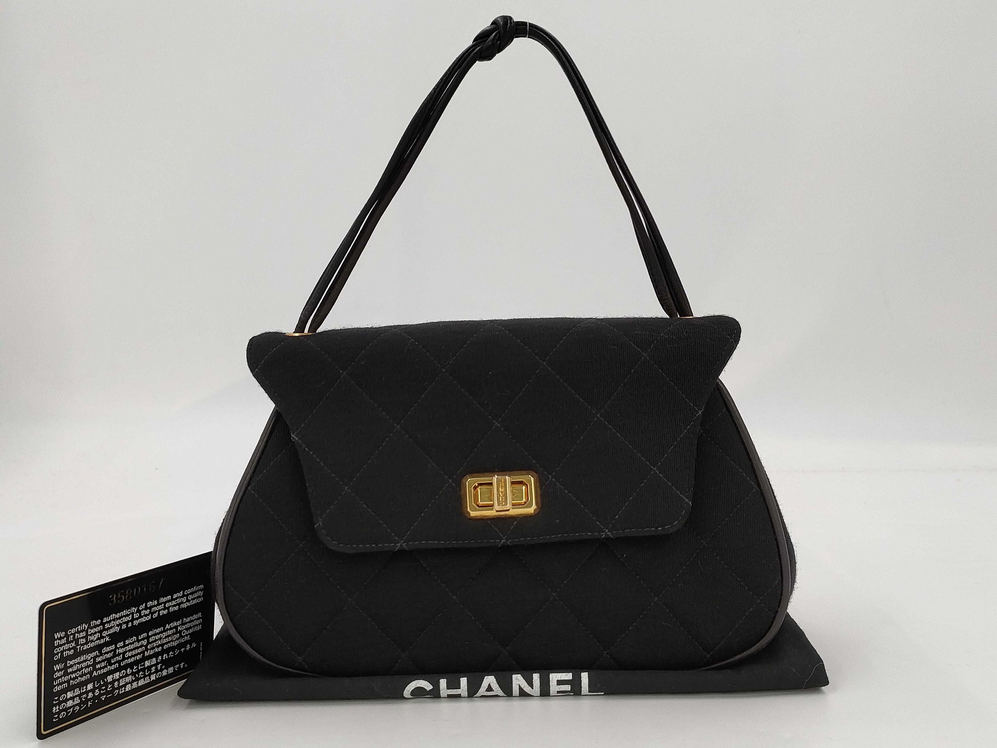 CHANEL Chanel handbag black handbag