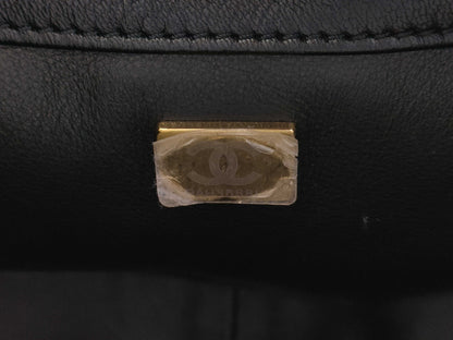 CHANEL Chain Shoulder Bag Hobo Bag Matelasse Lambskin Black Shoulder Bag