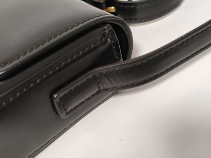 CELINE Triomphe Leather Shoulder Bag