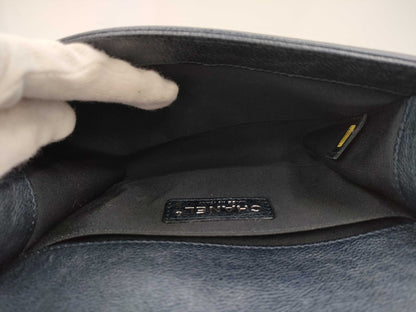 CHANEL Boy Chanel 20 Shoulder Bag Blue