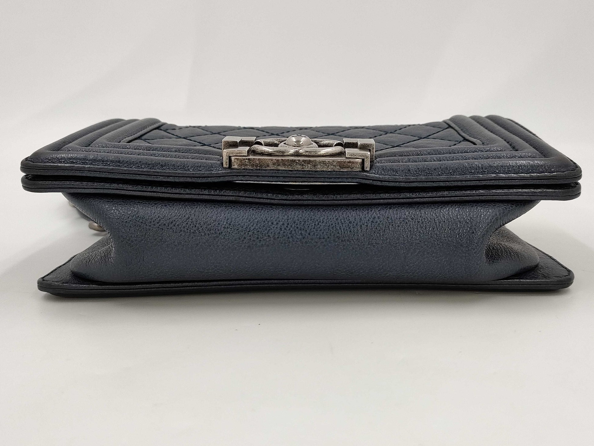 CHANEL Boy Chanel 20 Shoulder Bag Blue