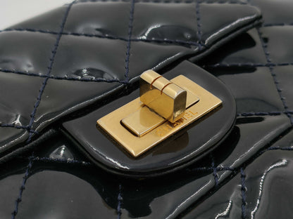 CHANEL 2.55 Chain Shoulder Bag, Navy