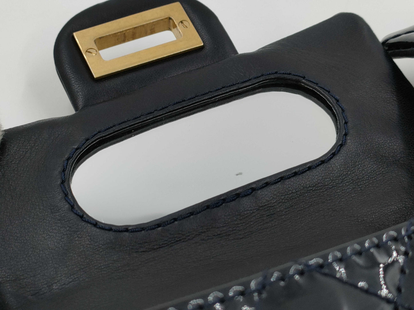 CHANEL 2.55 Chain Shoulder Bag, Navy