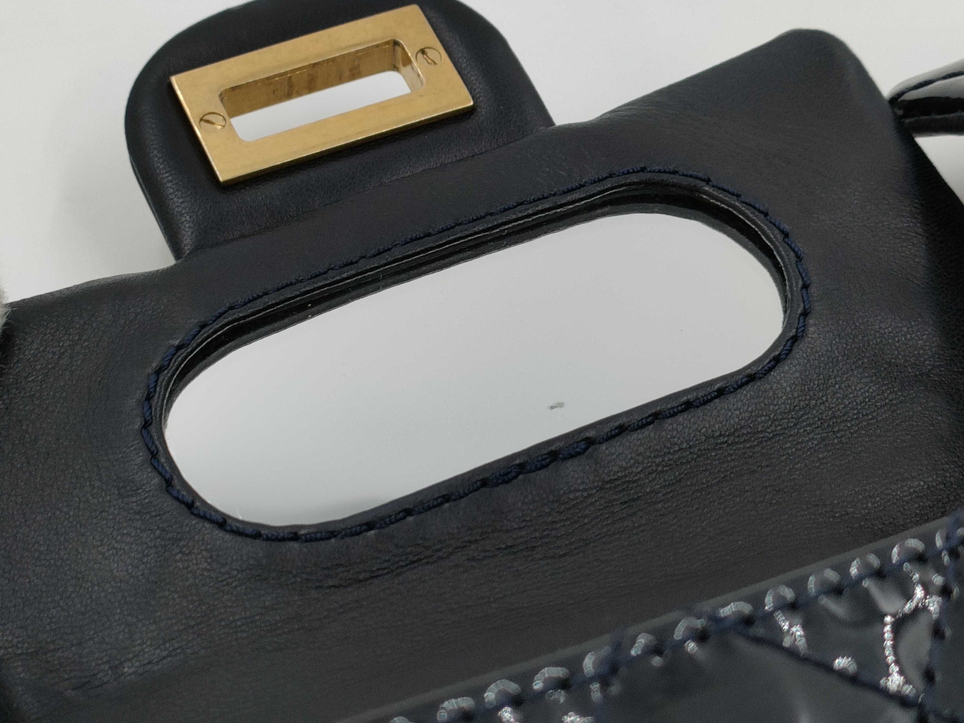 CHANEL 2.55 Chain Shoulder Bag, Navy