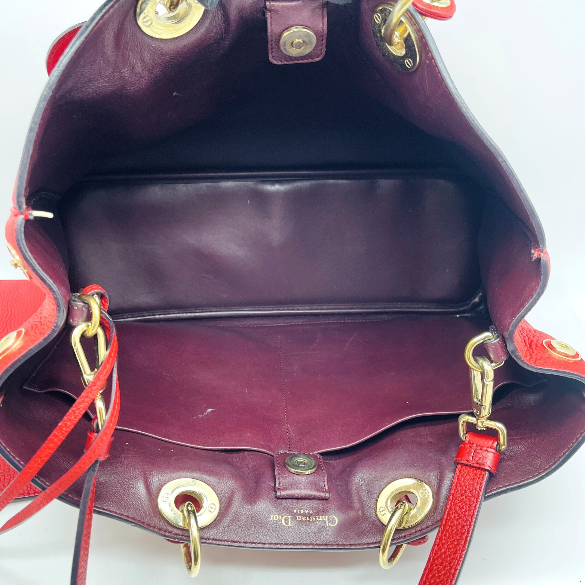 Dior Christian Dior Diorissimo 2-Way Shoulder Bag with Pouch