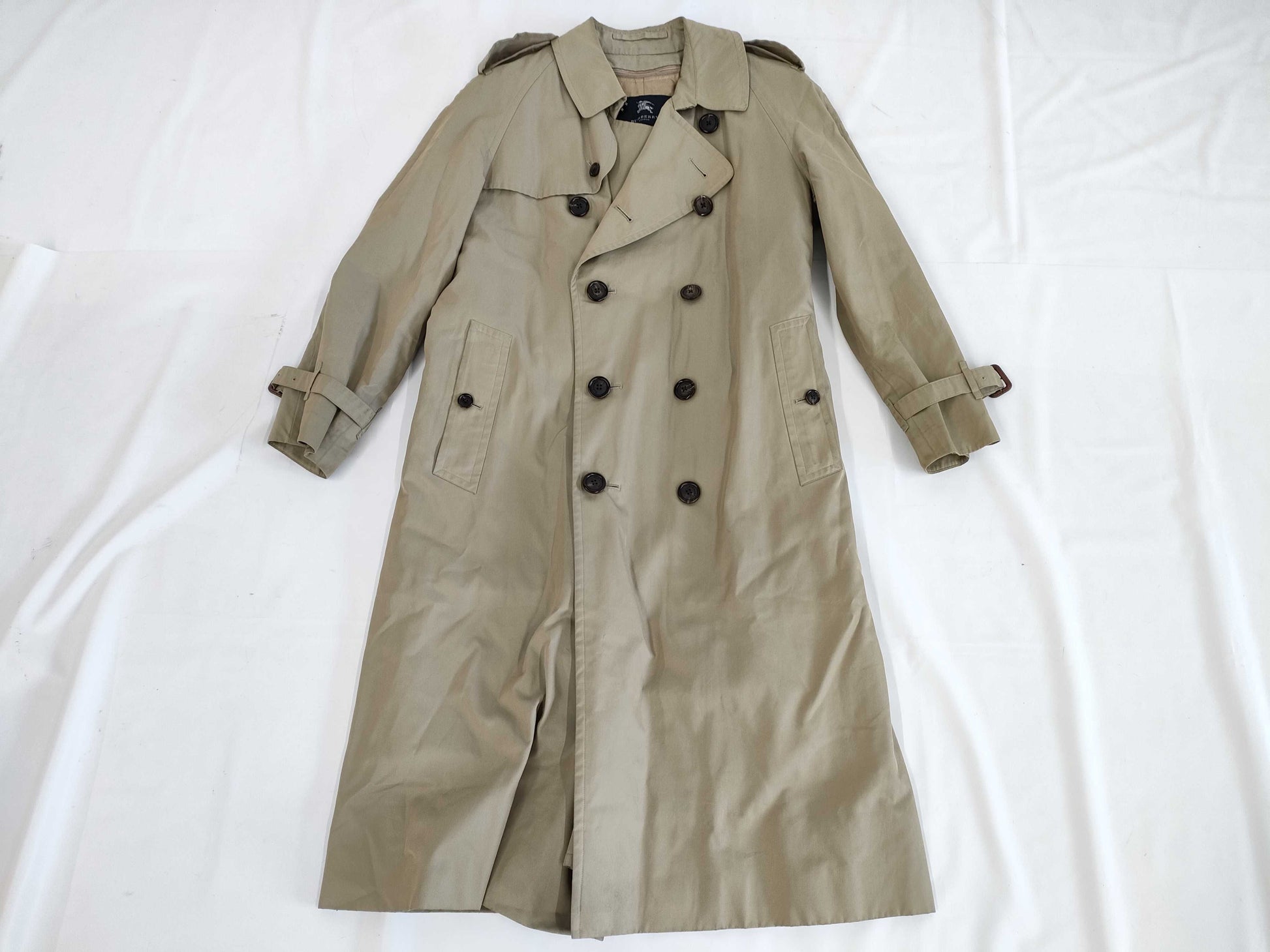BURBERRY Nova Check Trench Coat with Cashmere Lining