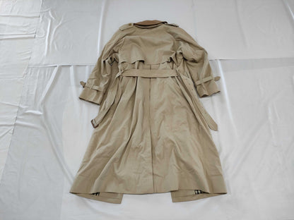 BURBERRY Nova Check Trench Coat with Liner, Vintage 80s