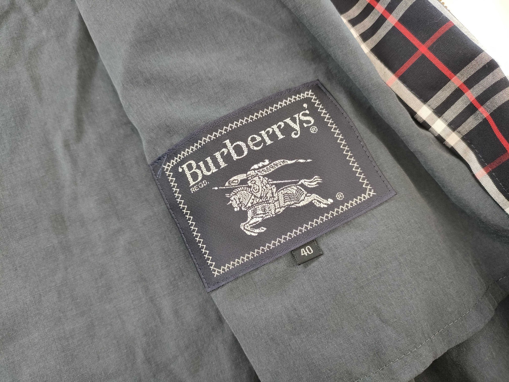 BURBERRY Nova Check Gold Button Hooded Coat