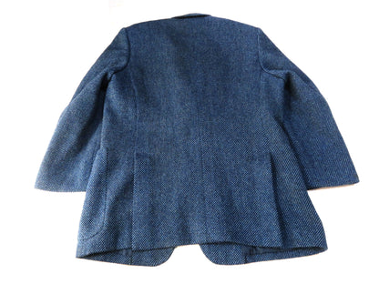 Yves Saint Laurent Tweed Tailored Jacket with YSL Logo Buttons