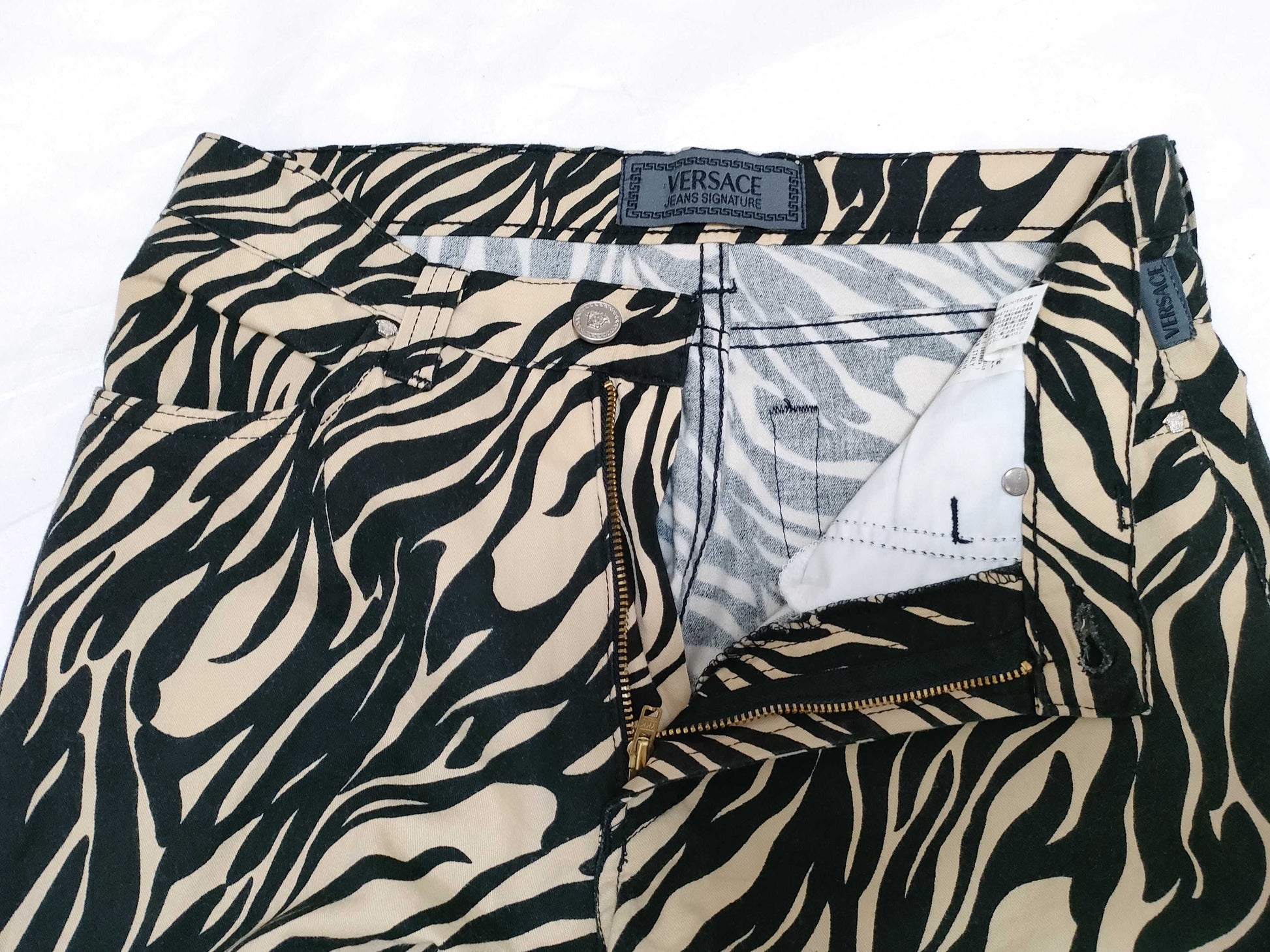 VERSACE Versace Medusa All-Over Print Pants