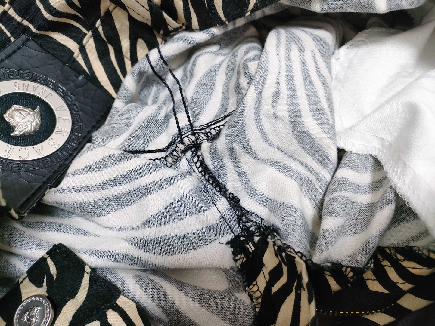 VERSACE Versace Medusa All-Over Print Pants