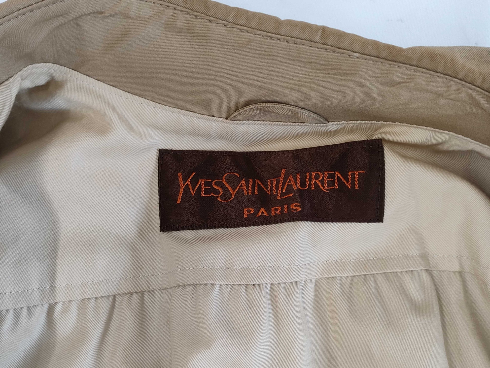 Yves Saint Laurent Balmacaan Coat Vintage