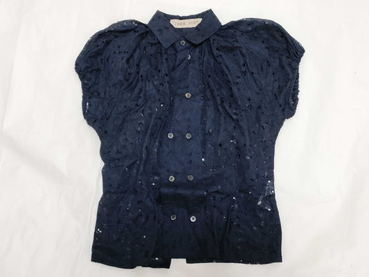 TORU ICHO Floral Lace Shirt